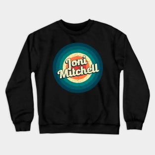 Graphic joni Name Retro Vintage Circle Crewneck Sweatshirt